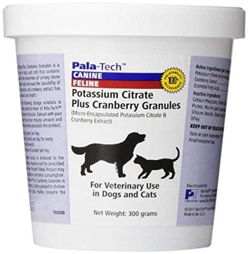Pala-Tech, Potassium Citrate Plus Cranberry Granules, 300 gm - PawsPlanet Australia
