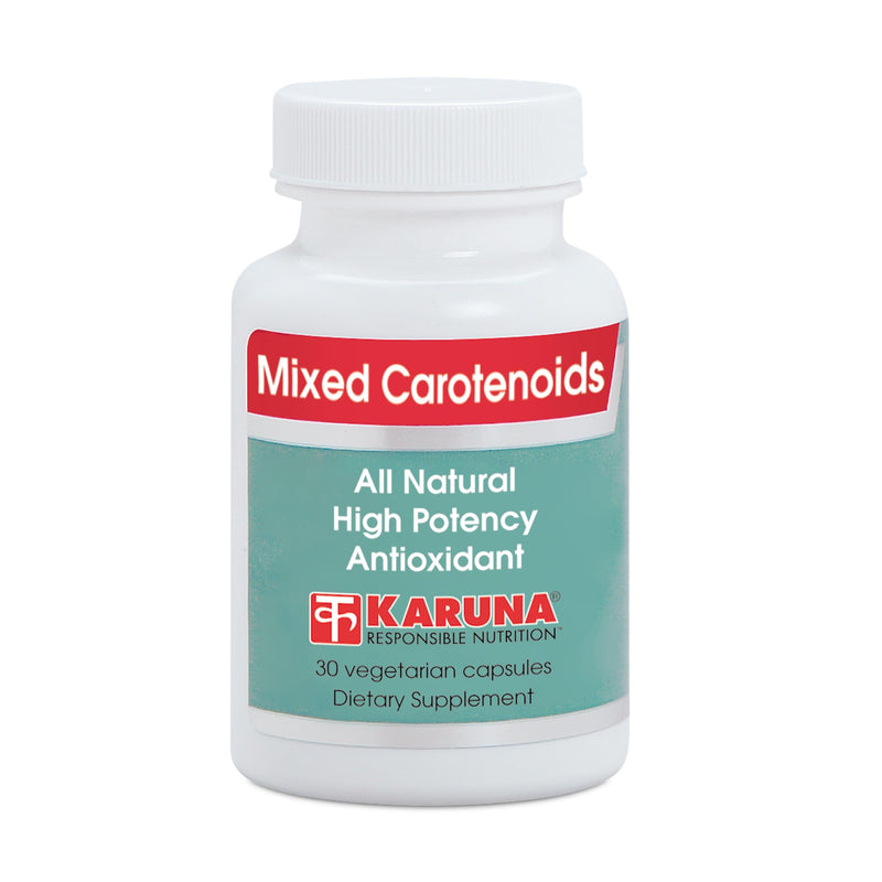 [Australia] - Karuna Mixed Carotenoids | 30 Vegetarian Capsules | Alpha- and beta-carotenes, Lutein 5mg, lycopene 2.5mg, zeaxanthin 246mcg, and cryptoxanthin 8mcg | Comprehensive antioxidant Formula 