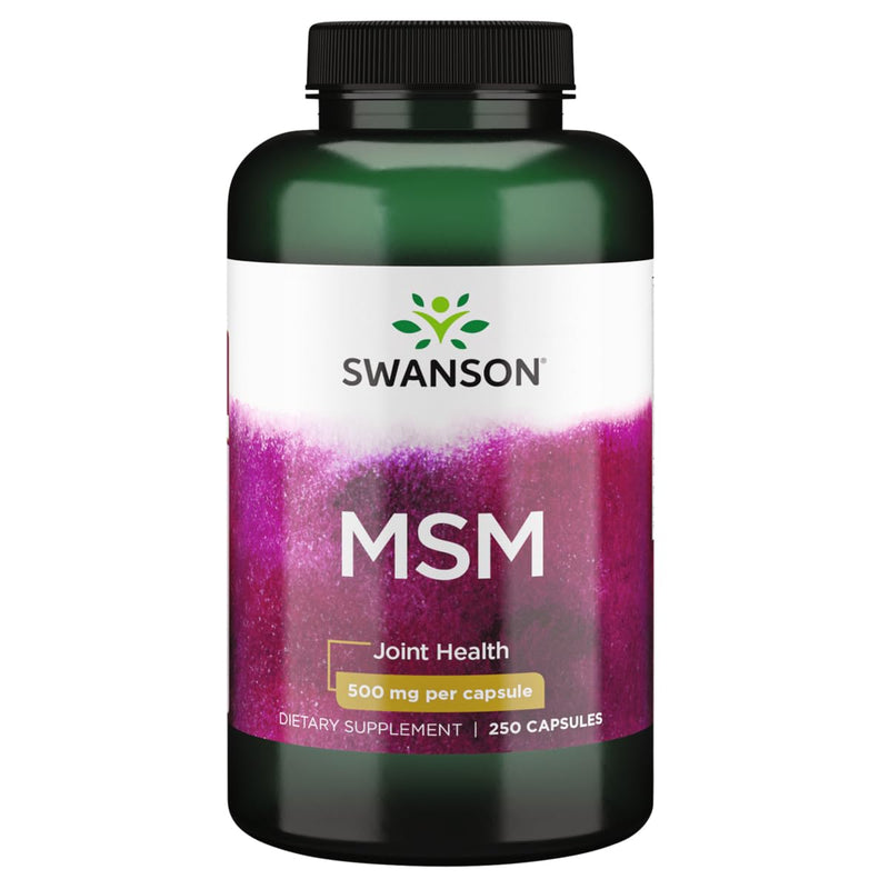 [Australia] - Swanson Msm 500 Milligrams 250 Capsules 