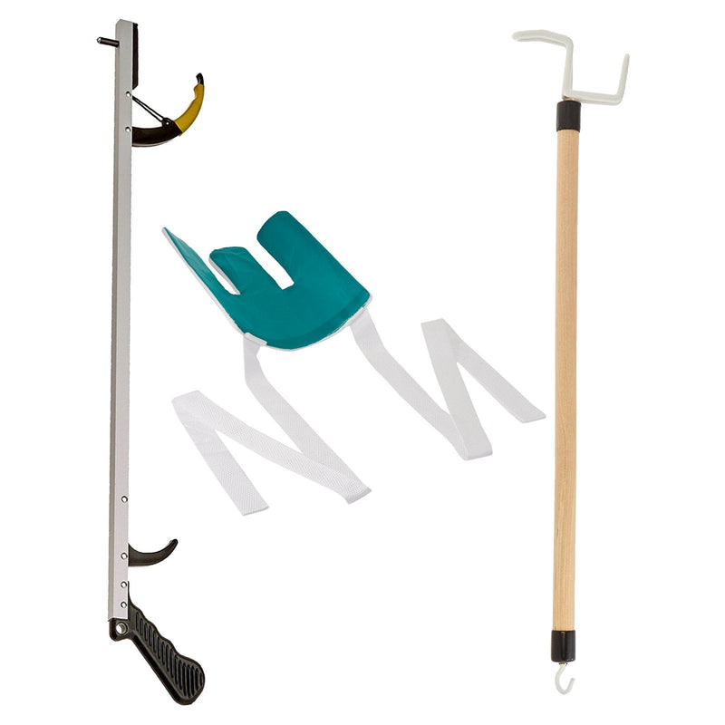 [Australia] - Sammons Preston Assistive Device Kit 4, Includes 26" SPR Reacher, Flexible Sock Aid & 26" Dressing Stick, Adaptive Dressing & Independent Daily Living Aid for Those with Limited Reaching Ability 