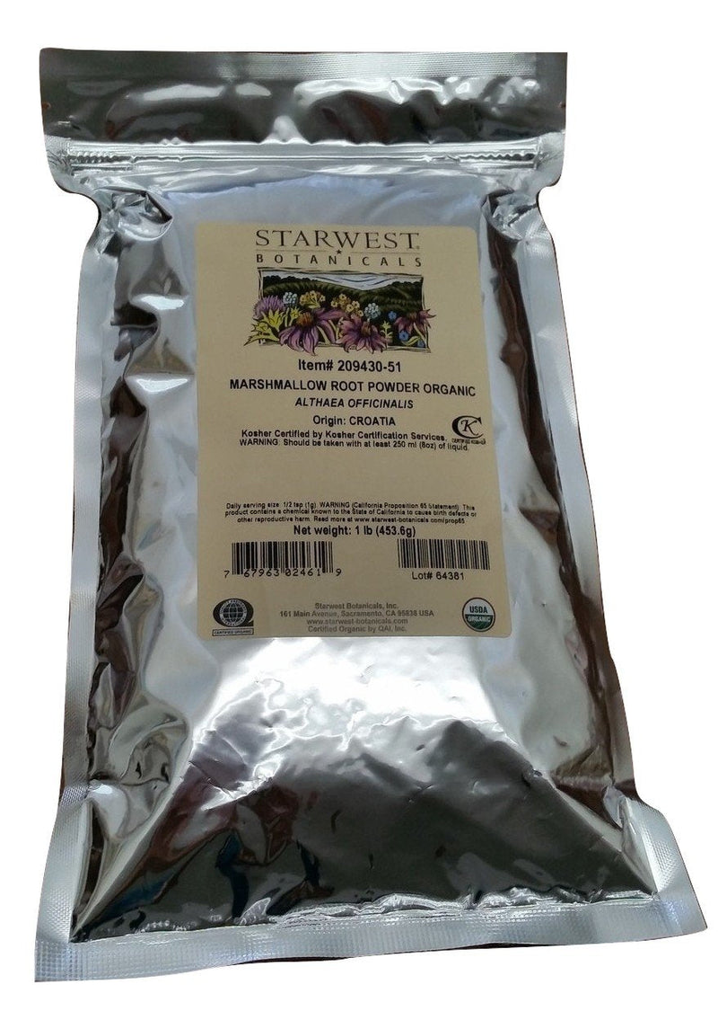 [Australia] - Starwest Botanicals Organic Marshmallow Root Powder 