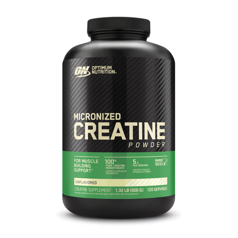 [Australia] - Optimum Nutrition Micronized Creatine Monohydrate Powder, Unflavored, Keto Friendly, 120 Servings (Packaging May Vary) 120 Servings (Pack of 1) 