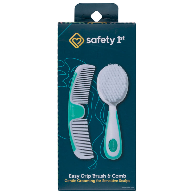 [Australia] - Safety 1st Easy Grip Brush and Comb, Colors May Vary 