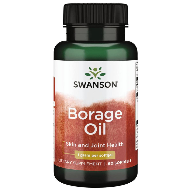 [Australia] - Swanson Borage Oil Gla (Omegatru) 1000 Milligrams 60 Sgels 