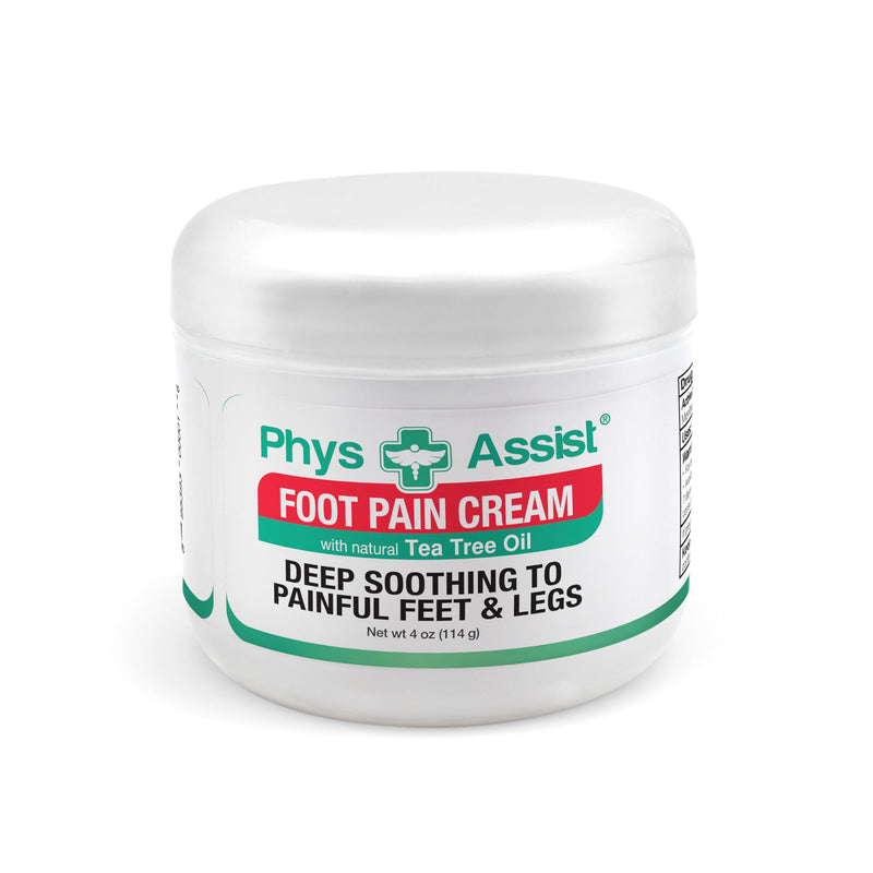 [Australia] - PhysAssist Soothing Foot Cream to Feet and Legs. 4 oz Jar 4 Ounce (Pack of 1) 