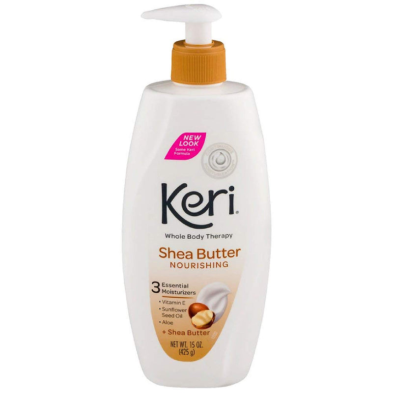 Keri Nourishing Shea Butter Body Lotion, 15 Ounce 15 Ounce (Pack of 1)