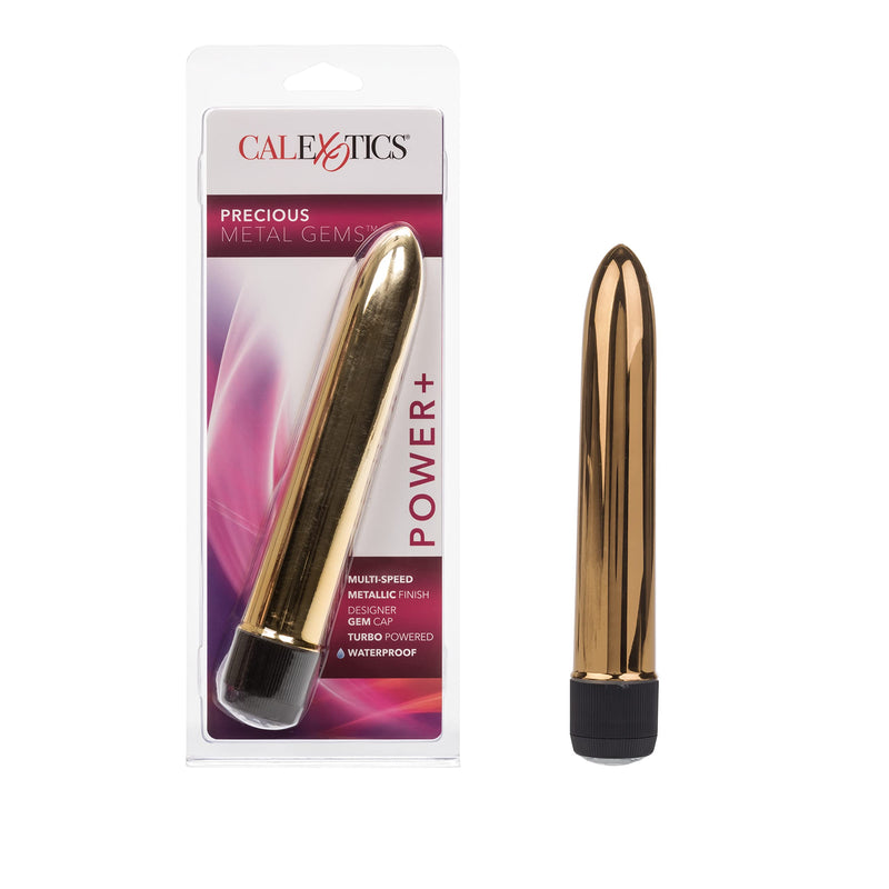 [Australia] - CalExotics Novelties Precious Metal Gems Vibe, Bronze, 6.75" 