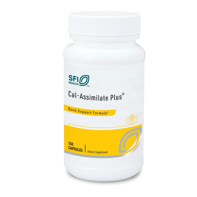 Klaire Labs SFI Health Cal-Assimilate Plus, 150 Capsules | Triple Calcium Bone Support Complex with Vitamin D3, Key Minerals & Chondroitin Sulfate, Hypoallergenic & BSE-Free 150 Count (Pack of 1)