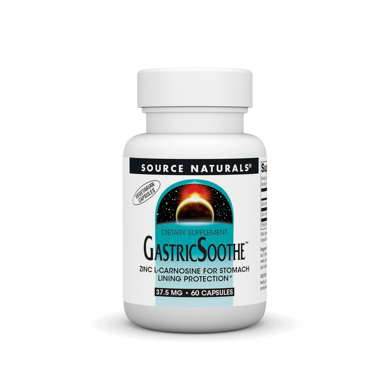 Source Naturals GastricSoothe Zinc L Carnosine* - 60 Veggie Caps 60 Count (Pack of 1)