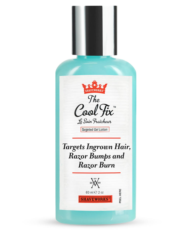 [Australia] - Shaveworks The Cool Fix Aftershave for Women: Pubic Hair Removal, Razor Bumps, Razor Burns, Ingrown Hair Treatment – After Shaving Post Waxing Bikini Area Moisturizing Skin Care Gel 2 Fl Oz 2 Fl Oz (Pack of 1) 