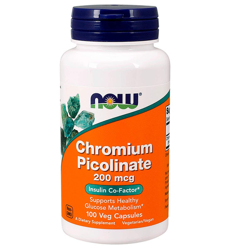 [Australia] - NOW Chromium Picolinate 200mcg, 100 Capsules (Pack of 2) 