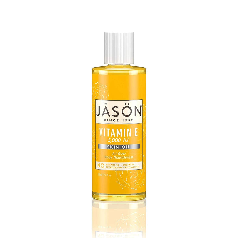 JASON Vitamin E 5,000 IU All Over Body Nourishment Oil, 4 oz. (Pack of 3) (Packaging May Vary) Vitamin E 5,000 I.U. 4 Fl Oz (Pack of 3)