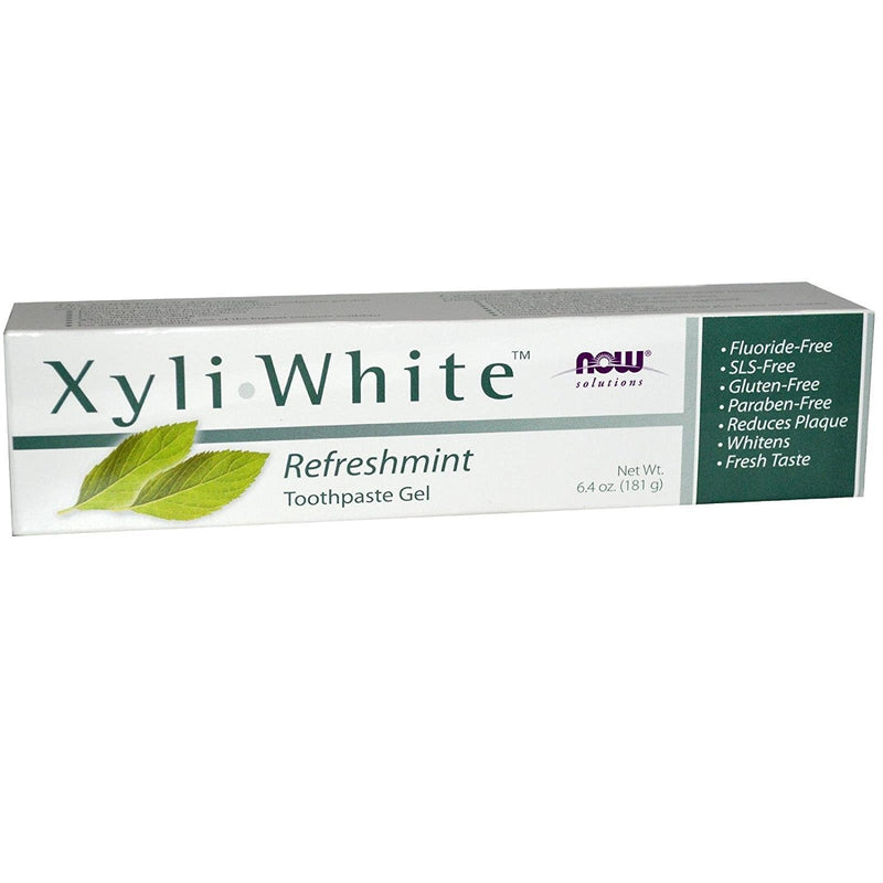 [Australia] - Now Foods: Xyliwhite Refreshmint Toothpaste Gel, 6.4 oz 2 Pack Mint 1 Count (Pack of 2) 
