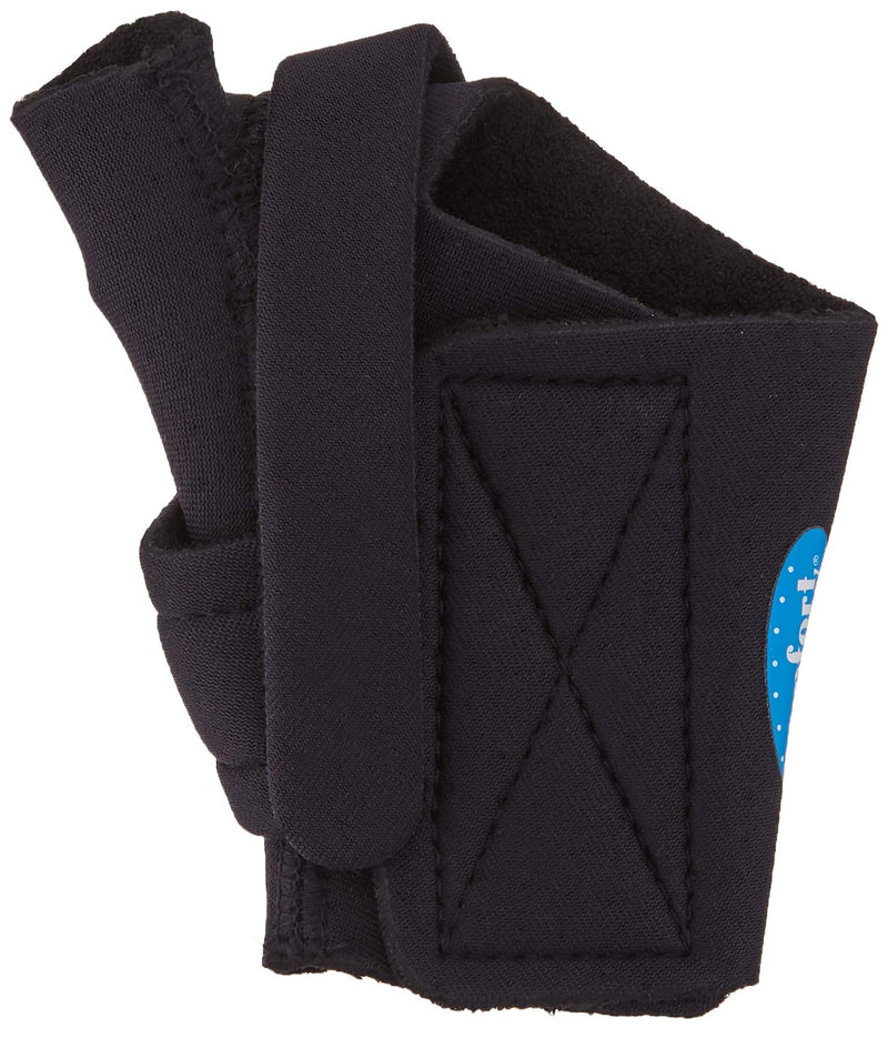 [Australia] - Comfort Cool Thumb CMC Restriction Splint, Provides Direct Support for The Thumb CMC Joint While Allowing Full Finger Function, Right Hand, Medium, black, 78405 