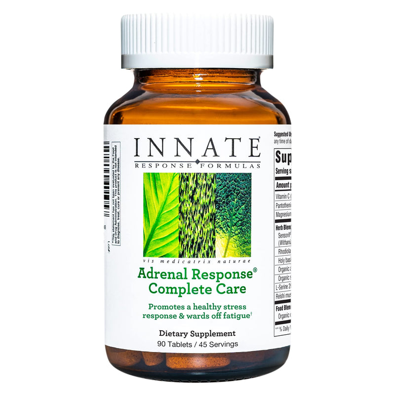 Innate Response Formulas Adrenal Response Complete Care, 90 Tablets | Supports Healthy Stress Response with Ashwagandha, Vitamin C & Magnesium Glycinate, Vegetarian, Non-GMO, 45 Servings