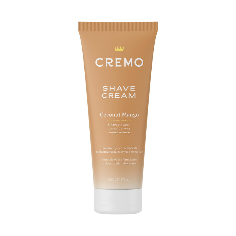 [Australia] - Cremo Cremo Coconut Mango Moisturizing Shave Cream, Astonishingly Superior Ultra-Slick Shaving Cream for Women Fights Nicks, Cuts and Razor Burn, 6 Fl Oz 