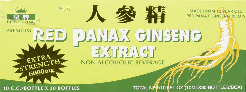 [Australia] - Royal King Red Panax Ginseng Extract 6000mg, 0.33 Fl Oz (Pack of 30) 