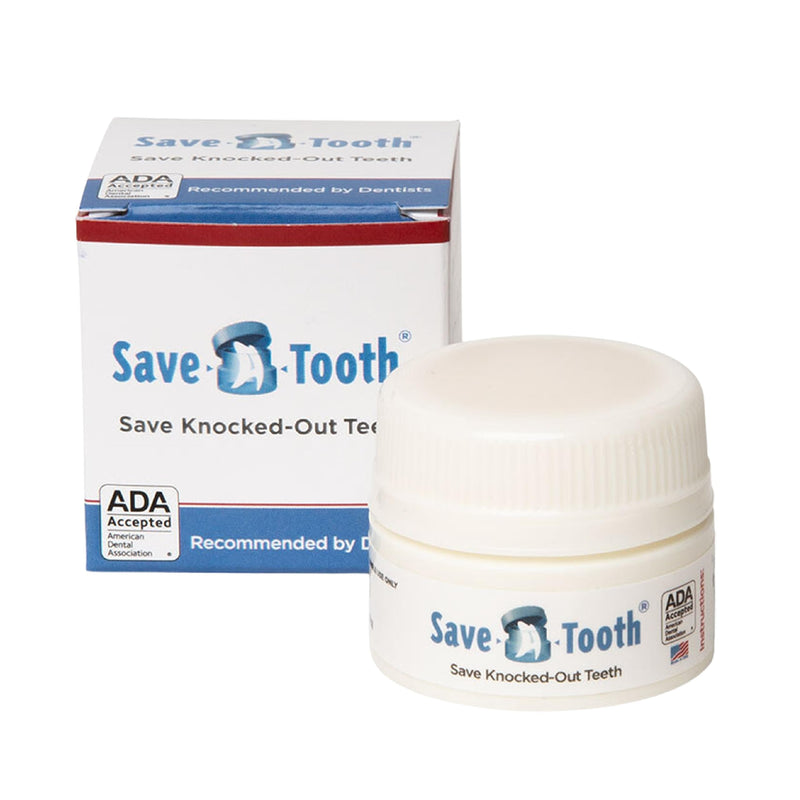 [Australia] - Preservation Kit - Prevent Permanent Tooth Loss, Save Knocked Out Teeth for up to 24 Hours - Tooth Saver Made in the USA by SmartPractice - Keep in your Kit Bag for a Tooth Emergency 