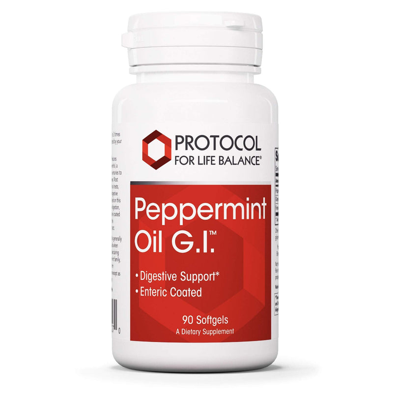 [Australia] - Protocol Peppermint Oil G.I. - Digestive Support with Ginger and Fennel oils - 90 Softgels 