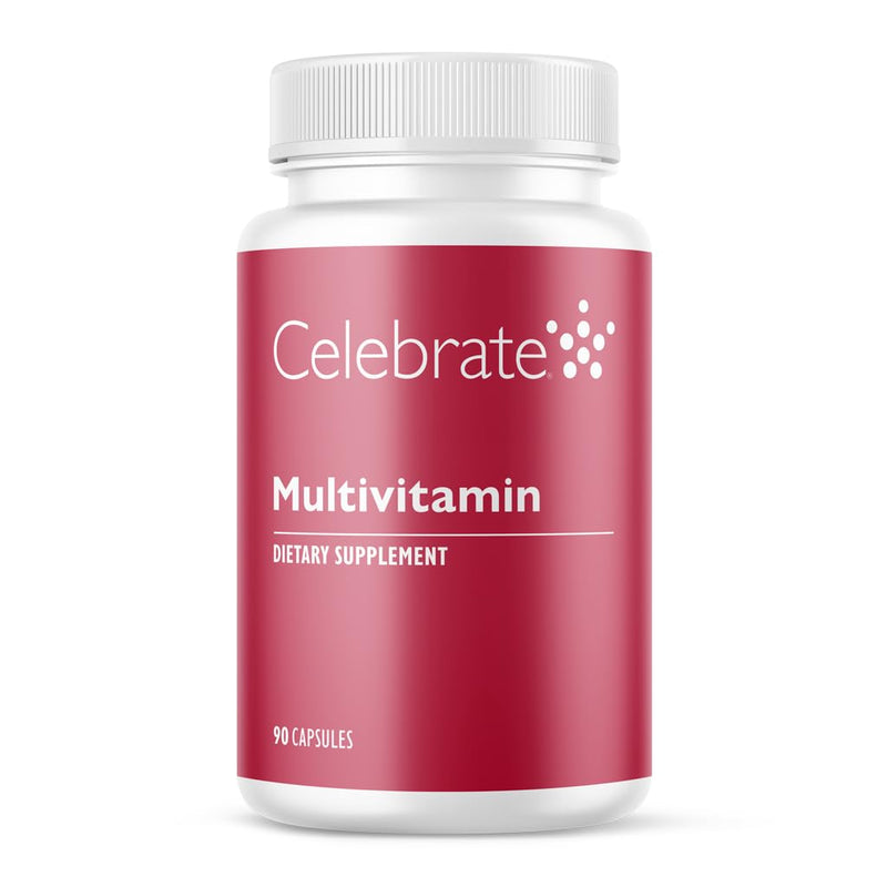 Celebrate Vitamins Bariatric Multivitamin, Iron Free - Post Gastric Bypass & Sleeve Gastrectomy Supplement for Men & Women - Essential Minerals & Vitamins A, B, D & E (90 Capsules) 90 Count (Pack of 1)