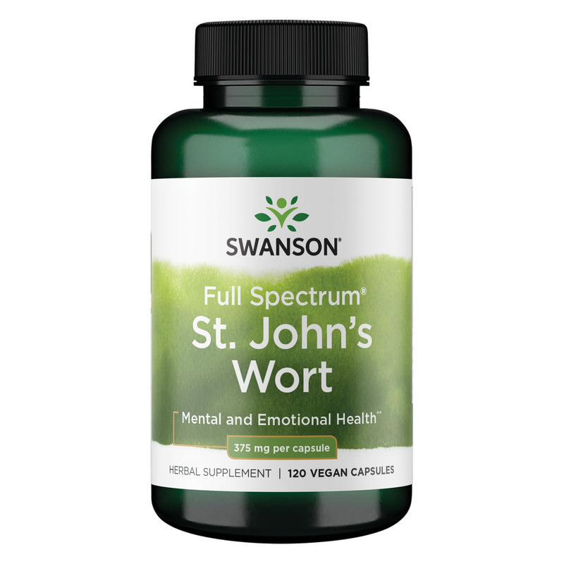 [Australia] - Swanson St. John's Wort - Herbal Supplement - (375 mg 120 Capsules) 