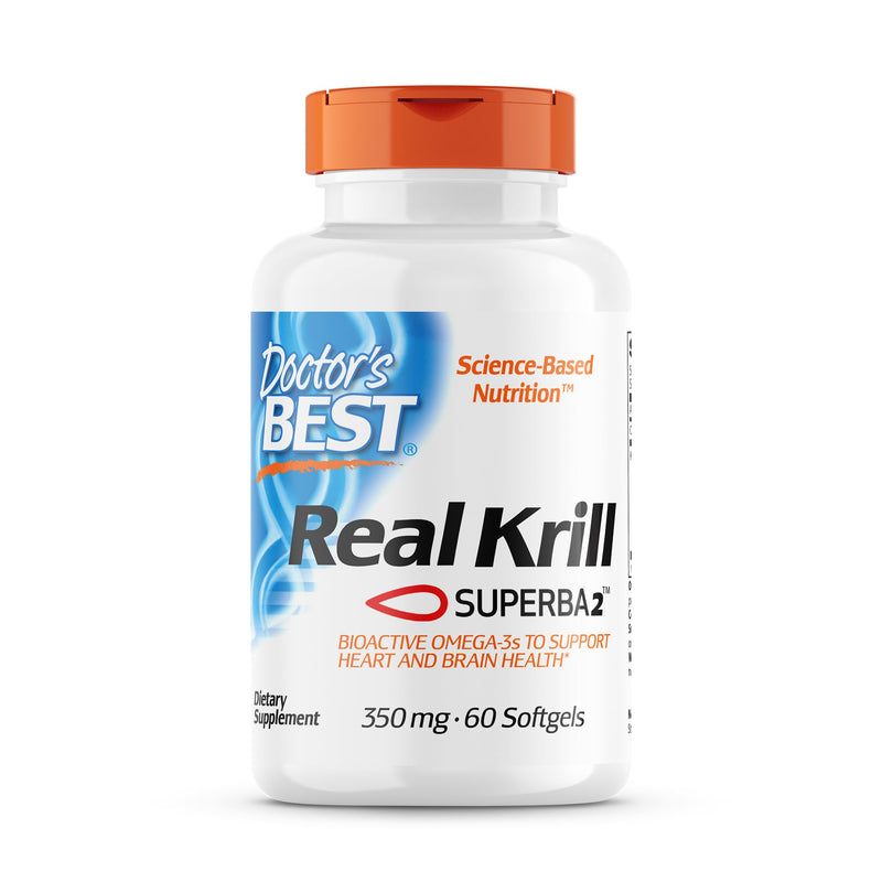 [Australia] - Doctor's Best Real Krill, 350mg 60-Count 