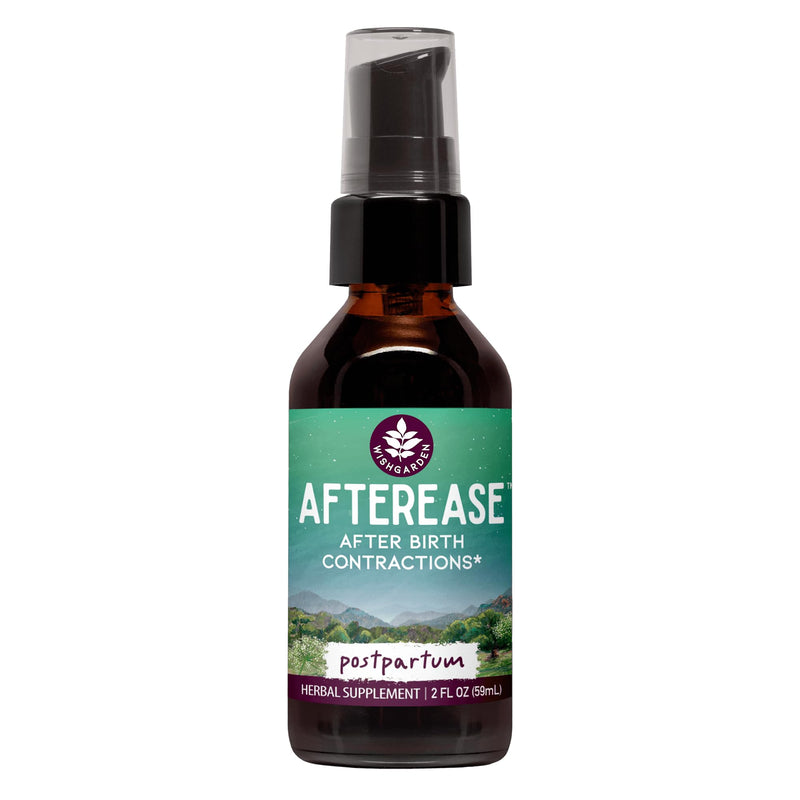 [Australia] - WishGarden Herbs AfterEase for After Birth Contractions - All-Natural Herbal Supplement with Cramp Bark & Black Haw Bark Soothes Afterbirth Contractions & Uterine Cramping, Postpartum Essentials, 2oz 2 Fl Oz (Pack of 1) 