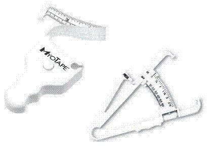 [Australia] - Body Tape Measure and Fat Caliper Combo 