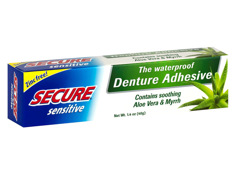 [Australia] - Secure Sensitive, Denture Adhesive, 1.4 Oz (40 G) 