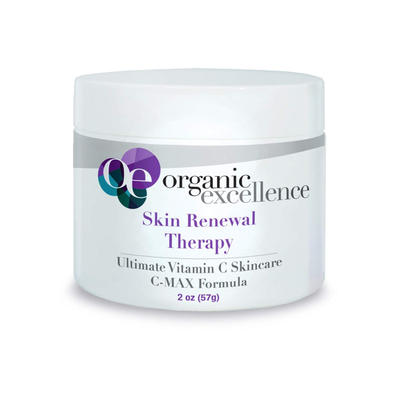 Organic Excellence Skin Renewal Therapy Vitamin C Face & Neck Cream, 2 oz