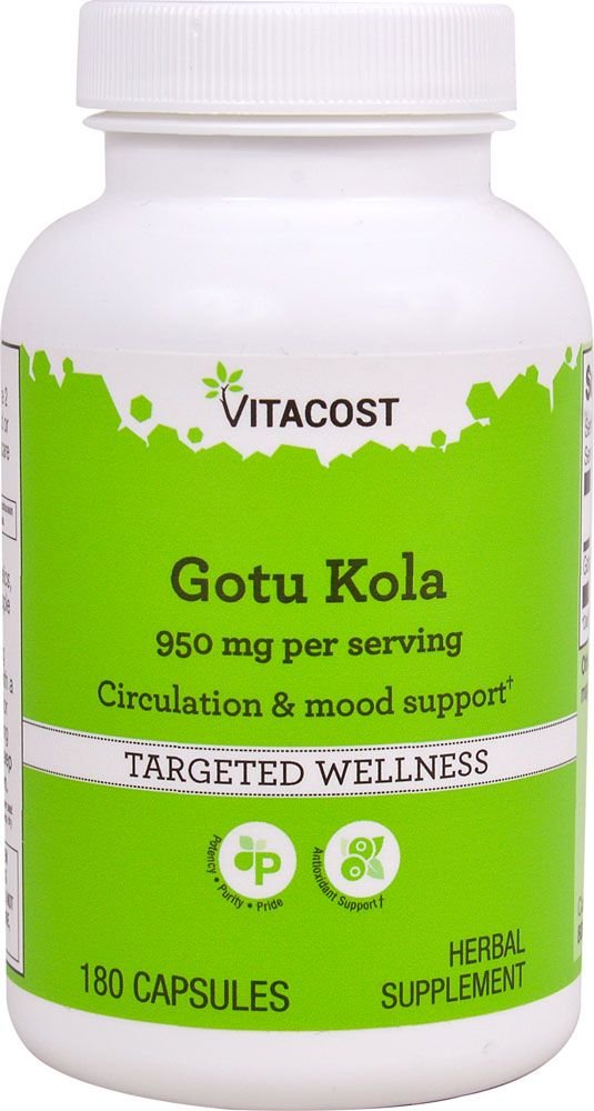 [Australia] - Vitacost Gotu Kola -- 950 mg per serving - 180 Capsules 