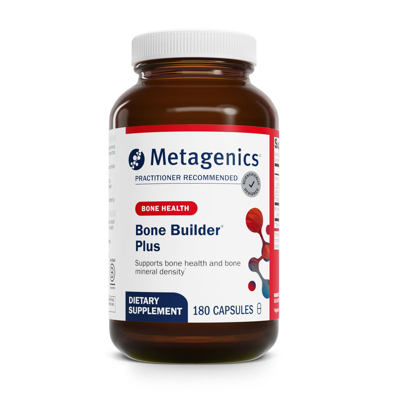 Metagenics Bone Builder Plus MCHC, Bone Density Support, 180 Capsules | Bone Health Supplement, 90 mg Calcium with Microcrystalline Hydroxyapatite (MCHC), Supports Bone Mineral Density, Gluten-Free 180 Count (Pack of 1)