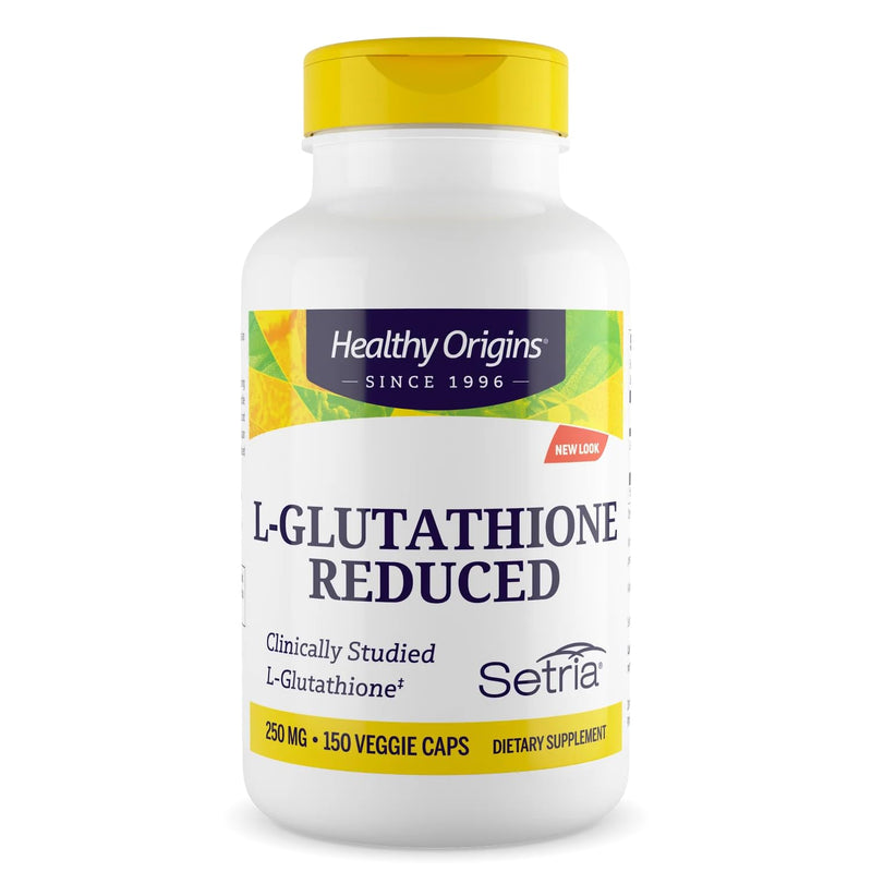 [Australia] - Healthy Origins L-Glutathione 250 mg (Setria, Non-GMO, Gluten Free, Antioxidant, Immune Support, Skin Support), 150 Veggie Caps 150 Count (Pack of 1) 