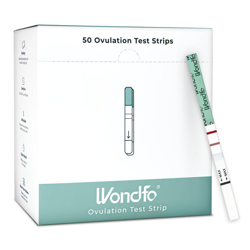 [Australia] - Wondfo Ovulation Test Strips - Women Fertility Tracking and Pregnancy Planning with Cycle-Detecting LH Surge - Highly Sensitive and Fast Result at Home Kit (50 Count) 