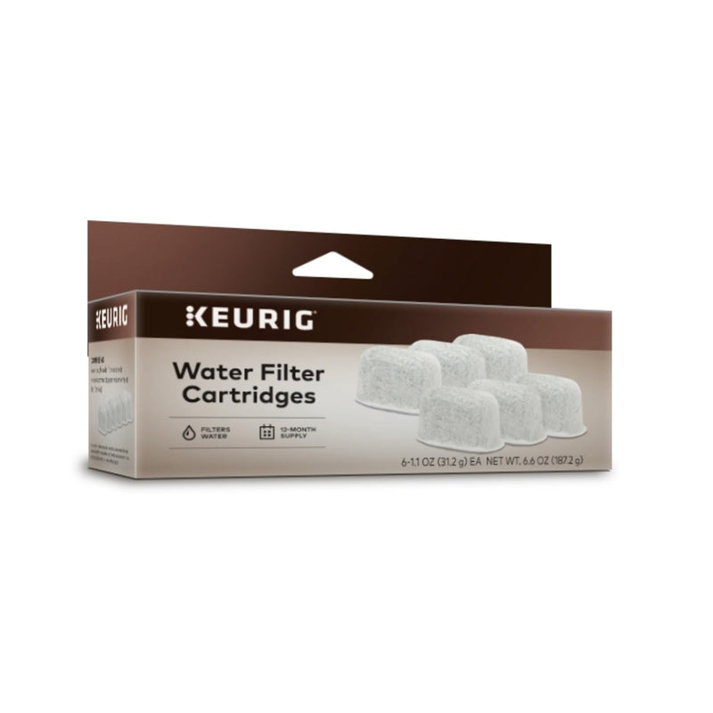 [Australia] - Keurig Water Filter Refill Cartridges, Replacement Water Filter Cartridges, Compatible with 2.0 K-Cup Pod Coffee Makers, 6 Count 