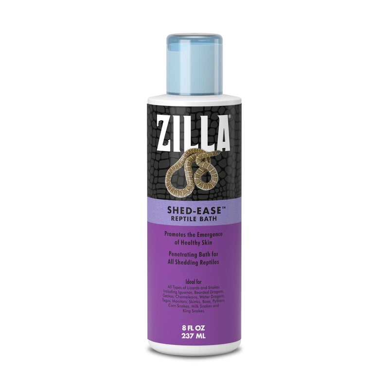 Zilla Shed-Ease Reptile Bath, Shedding Support and Penetrating Bath for All Lizards and Snakes 8 Fl Oz (Pack of 1) - PawsPlanet Australia