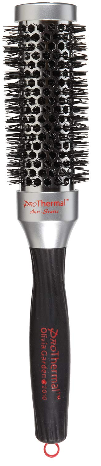 [Australia] - Olivia Garden ProThermal Anti-Static Round Hair Brush (not electrical) 1 1/4" 
