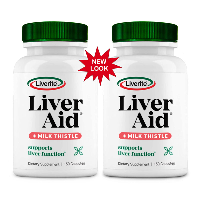 [Australia] - Liverite Liver Aid with Milk Thistle 2-Pack 150 Capsules (Total 300), Liver Support, Liver Cleanse, Liver Care, Improves Energy 