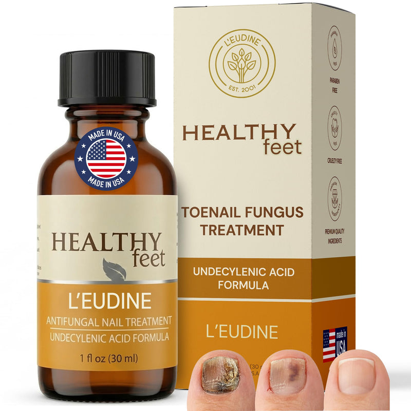 Healthy Feet Antifungal Gel for Toenails & Athlete’s Foot – Undecylenic Acid Treatment – Helps Eliminate Nail Fungus, Control Odor & Fight Foot Microorganisms – Fast-Absorbing Formula – 1 fl oz