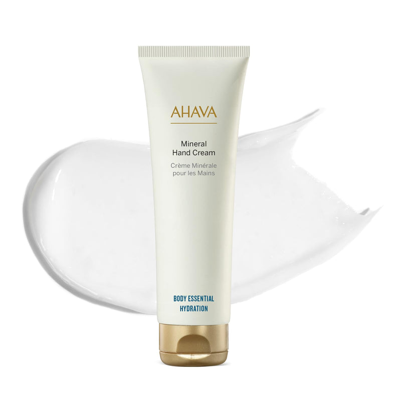 [Australia] - AHAVA Dead Sea Water Mineral Hand Cream - Hand Moisturizer For Dry Cracked Hands, Light & Fast Absorbing, Enriched with Exclusive blend Osmoter, Smoothing Witch Hazel & Soothing Allantoin Original 3.4 Fl Oz (Pack of 1) 