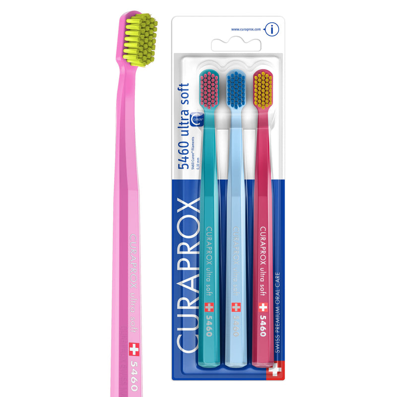 [Australia] - Curaprox 5460 Ultrasoft Toothbrush, 3 Pack 