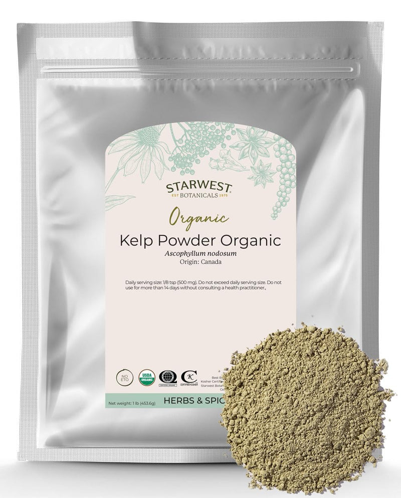 [Australia] - Starwest Botanicals Organic Kelp Powder, 16 Ounce (Pack of 1) 1 Pound (Pack of 1) 