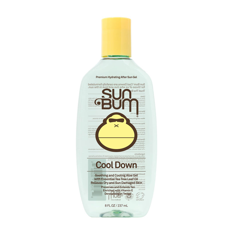 [Australia] - Sun Bum Cool Down Aloe Vera Gel | Vegan After Sun Care with Cocoa Butter to Soothe and Hydrate Sunburn | 8 oz 8 Fl Oz (Pack of 1) 