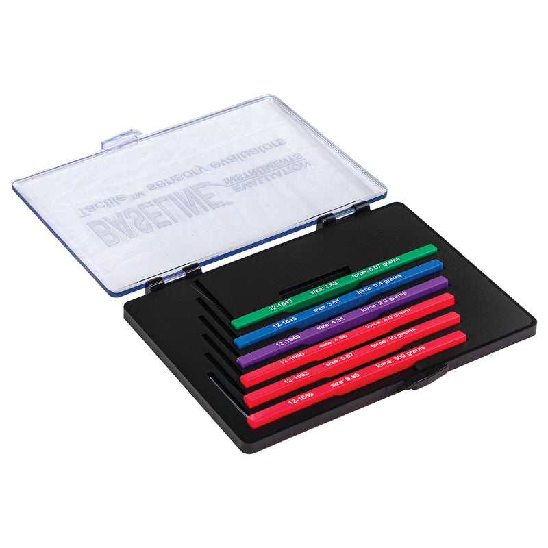 [Australia] - Baseline Tactile Monofilament Sensory Perception Evaluation Tool 6-Piece Set, Clinical Level Screening Test for Hands, Feet, (2.83, 3.61, 4.31, 4.56, 5.07, 6.65 gram) Foot (6 Piece Set) 