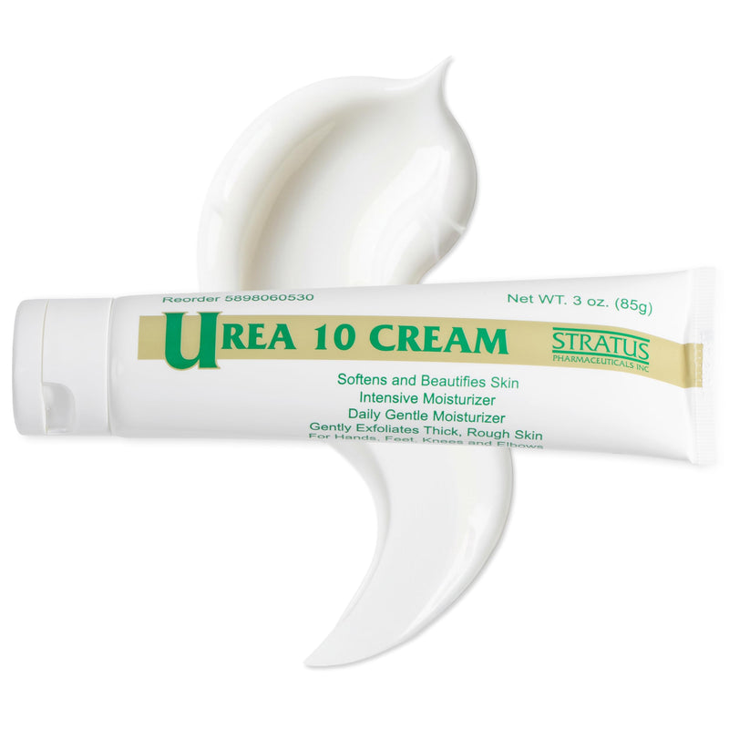 Urea 10% Cream with Vitamin E for Very Dry, Rough and Scaly Skin, Moisturizer for Hands, Feet, Elbows and Knees Inc, 3 oz | Developed for Very Dry, Rough, Bumpy, and Scaly Skin, Moisturizer for Hands, Feet, Elbows, and Knees 3 Ounce (Pack of 1)