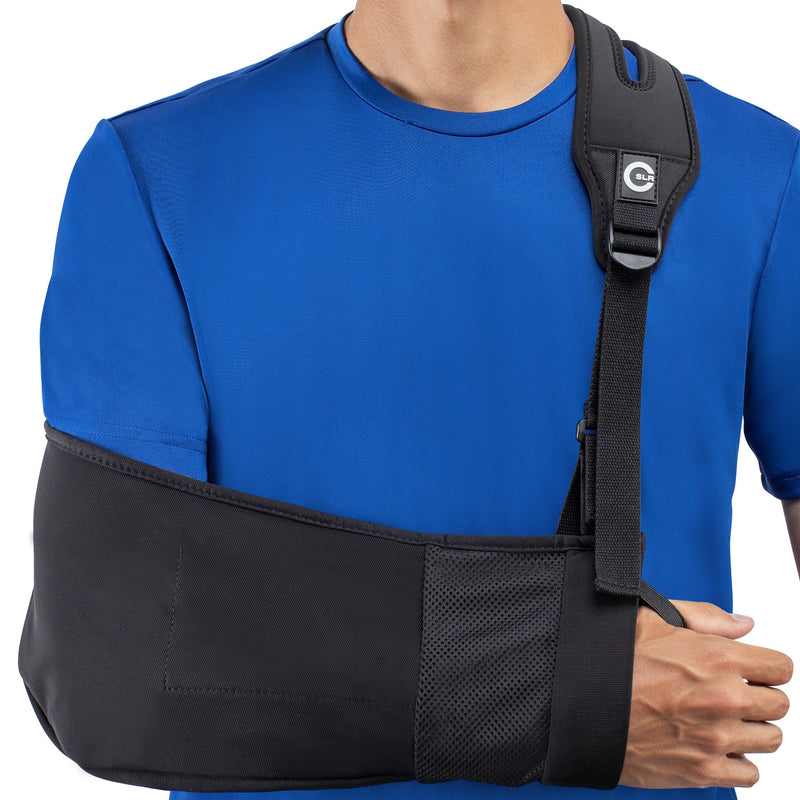Custom SLR Arm Sling – Split Strap Ergonomic Shoulder & Arm Support, Adjustable for Left/Right, Breathable Lightweight Design