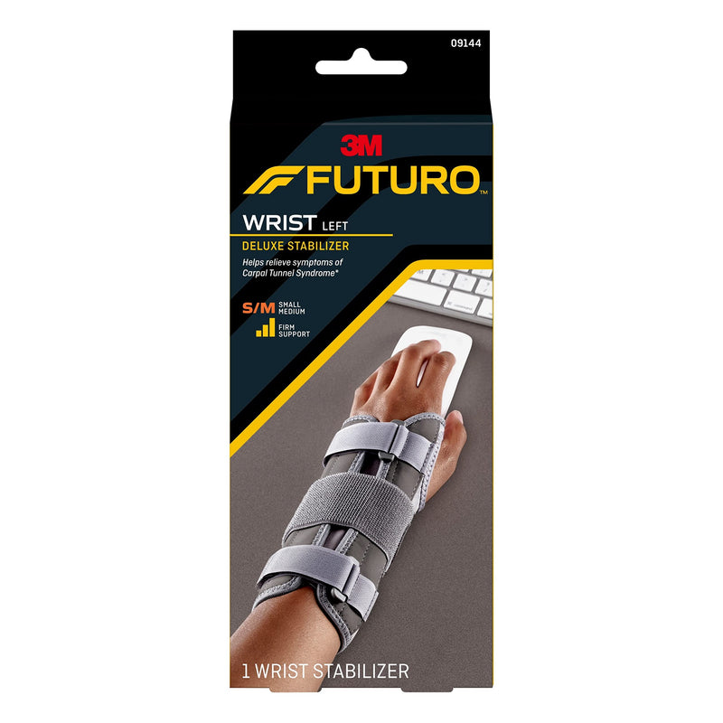 FUTURO Deluxe Wrist Stabilizer Left Hand, S/M Small/Medium