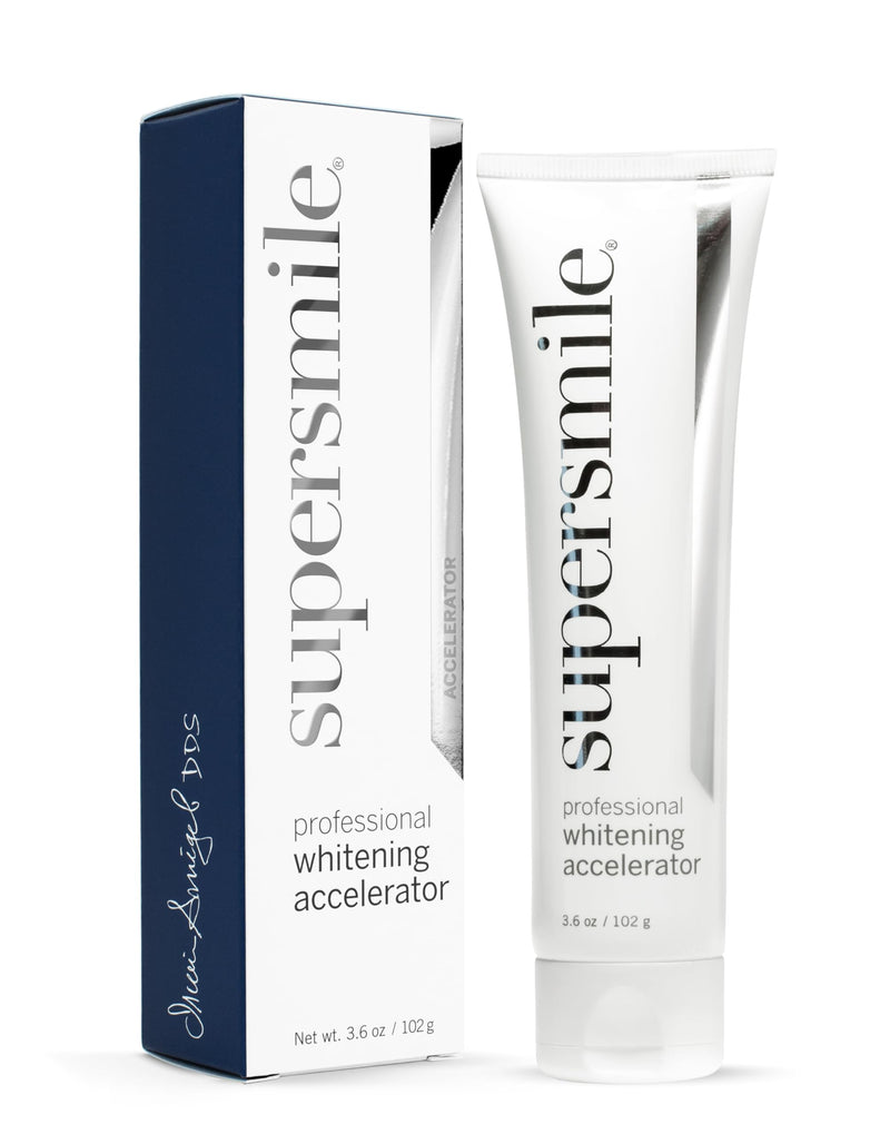 Supersmile Professional Whitening Accelerator, 3.6 Oz, Pairs with Paste | Whitens Up to 7 Shades in 7 Days Paired with Toothpaste, Hydrogen Peroxide-Free, Veneer Safe, Low Abrasion