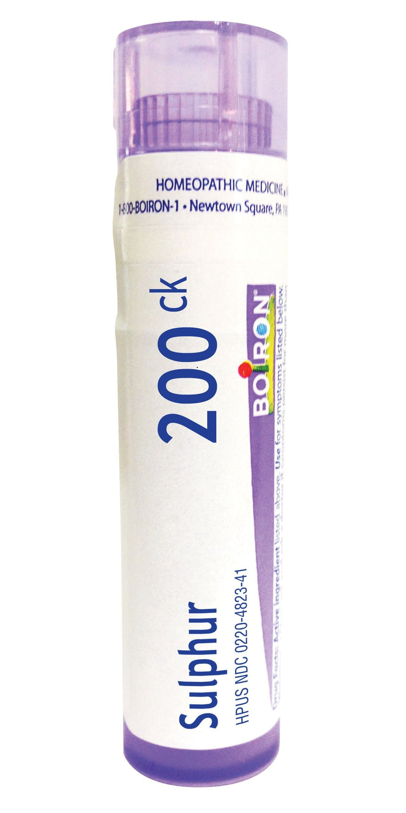 [Australia] - Boiron Sulphur 200c Homeopathic Medicine for Skin Rash, White, 80 Count 