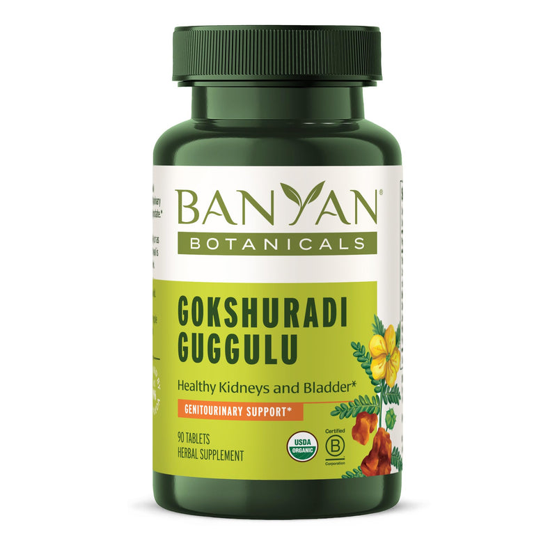 [Australia] - Banyan Botanicals Gokshuradi Guggulu Tablets – Organic Ayurvedic Supplement with Guggulu Resin and Gokshura – Supports Urinary Tract Health – 90 Tablets – Non-GMO Sustainably Sourced Vegan 